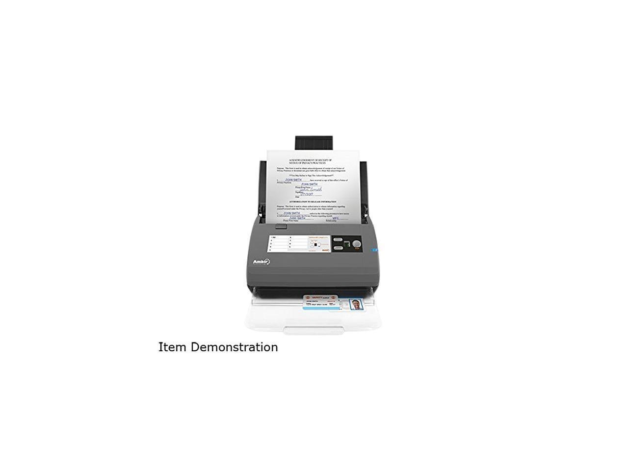 Ambir Technology Ambir ImageScan Pro 820Ix - Document Scanner - Duplex - Legal - 600 Dpi X 600 Dpi - Adf (50 Sheets) - Up To 3000 Scans Per Day