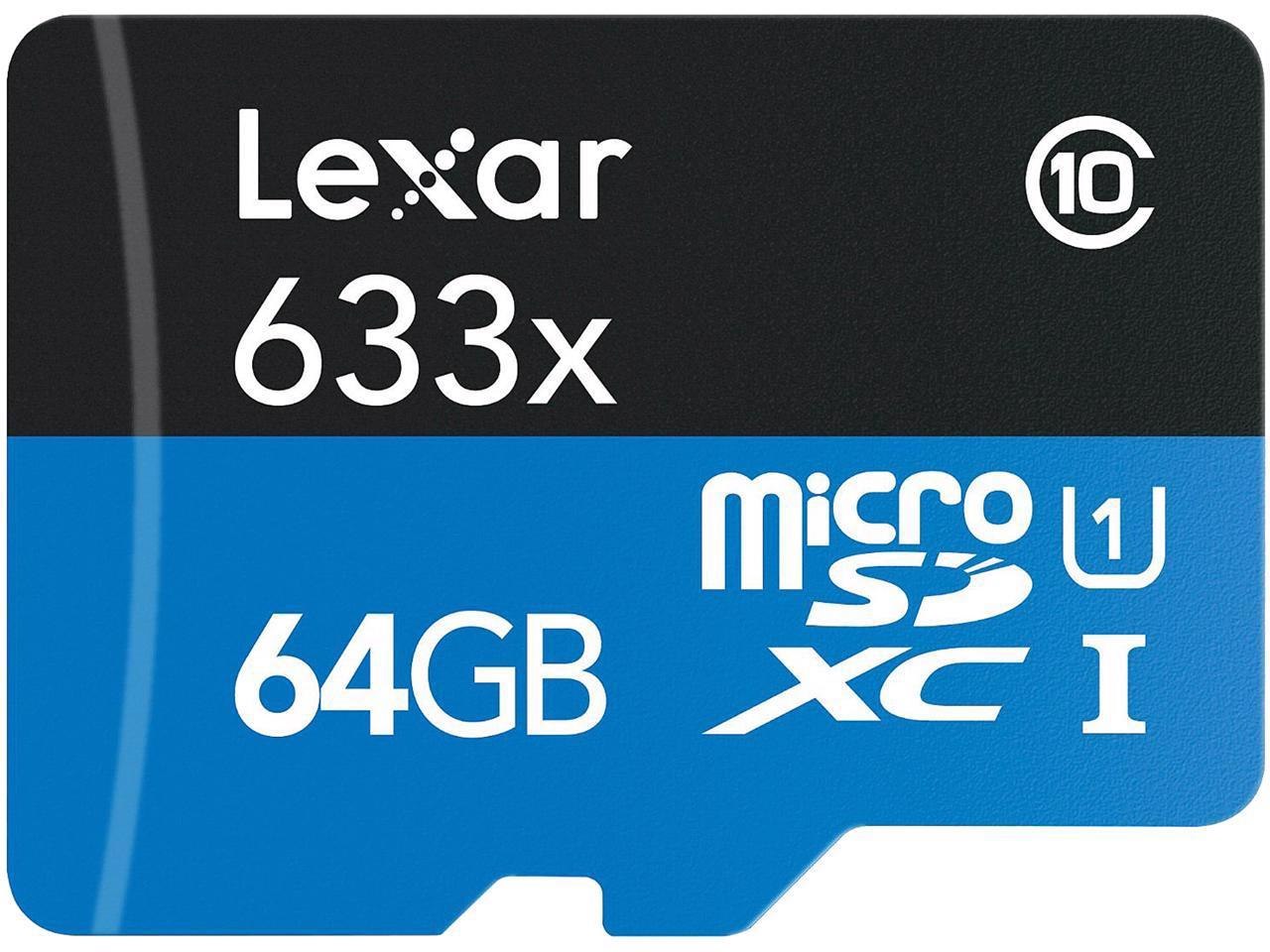 Lexar High Performance 64 GB UHS-I microSDXC - 1 Pack