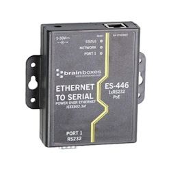 Brainboxes Power Over Ethernet 1 RS232 Poe