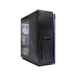 Phanteks Enthoo Primo Ph-Es813p_Bl Black W/ Blue Led Aluminum Faceplates / Steel Chassis Atx Full Tower Computer Case