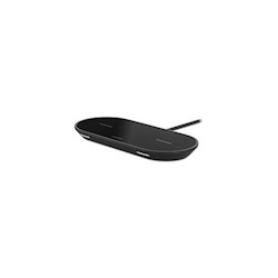 Mophie 409903633 Dual Wireless Charging Pad With Usb-A Port-Black