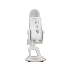 Blue Yeti Premium Usb Gaming Mic With Blue Vo!Ce- White Mist Aurora Collection Special Edition