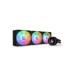 NZXT Kraken Elite RGB 360MM - Rl-Kr36e-B1 – RGB Aio Cpu Liquid Cooler – Customizable LCD Display - 3 X F120RGB Core Fans Radiator Fans Black Lga 1700 / Am5 Compatible