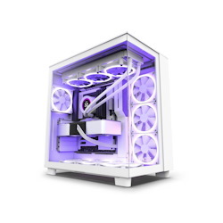 NZXT H9 Flow - All White - CM-H91FW-01 - Dual-Chamber Mid-Tower Airflow Case