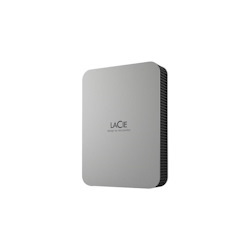 LaCie Mobile Drive STLP5000400 5TB Usb-C Portable Hard Drive Moon Silver