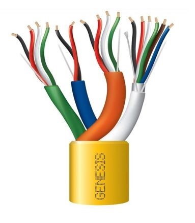 Yellow Genesis Riser Composite Access Control Cable - 500ft. reel