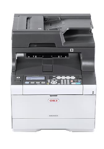 Oki MC563DN A4 30PPM Net Dup Airprint, Google Print, 350 SHT 4-In-1 MFP