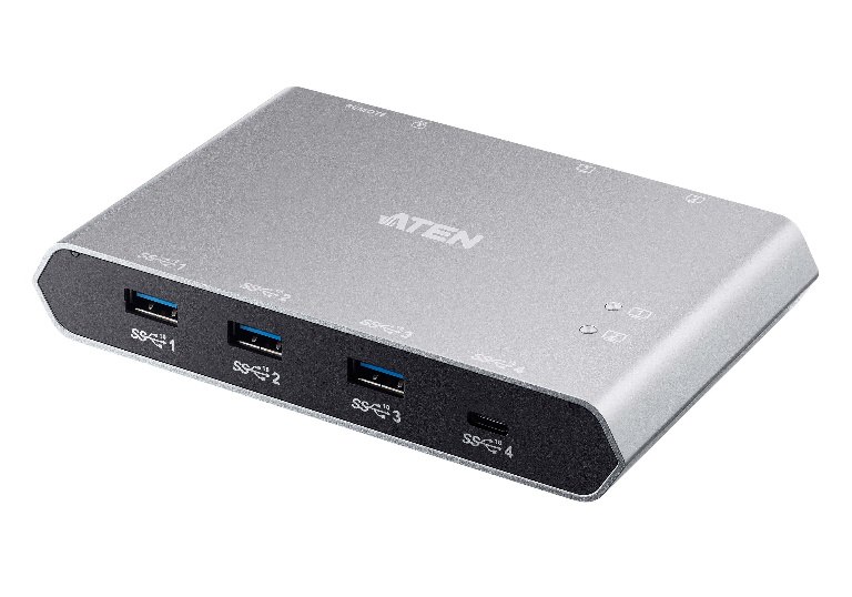 Aten (Us3342-At) Usb-C Gen 2 Sharing Switch With Power Pass Through