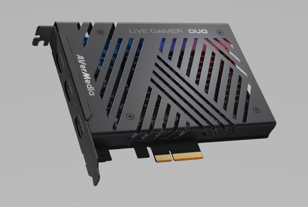 AVerMedia GC570D Live Gamer Duo Internal Capture Card, 4K Pass-Through, 1080P60 HDR Capture *1, 1080P60 Capture 2