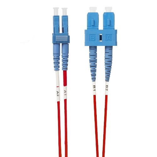 4Cabling 2M LC-SC Os1 / Os2 Singlemode Fibre Optic Cable: Red