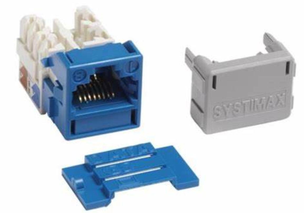 LVD - COMMSCOPE MGS600 OUTLET-BLUE BULK 100PK Keystones