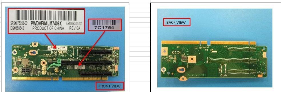 HPE Riser Card