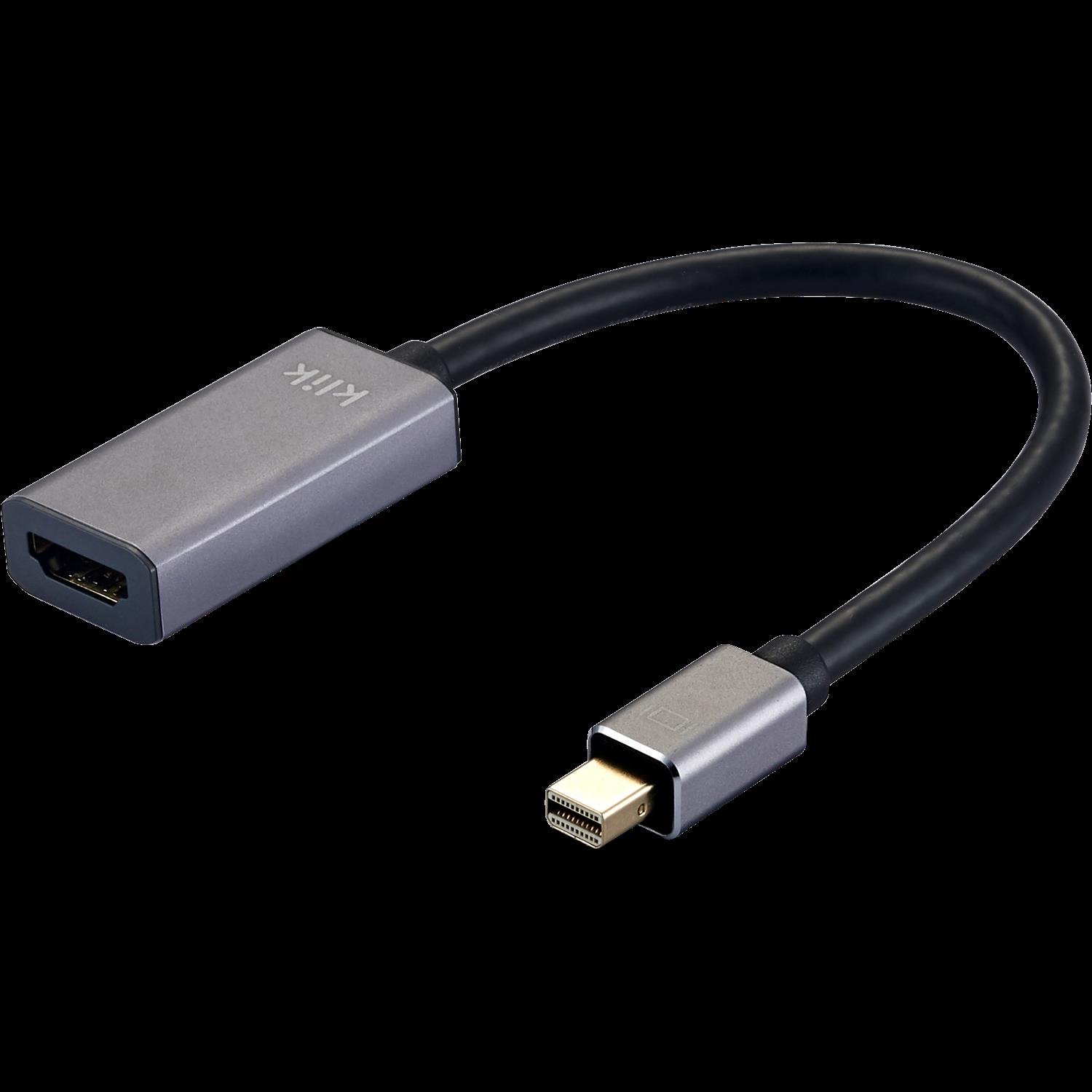 Klik 20CM Mini DisplayPort Male To Hdmi 4K2K Adapter