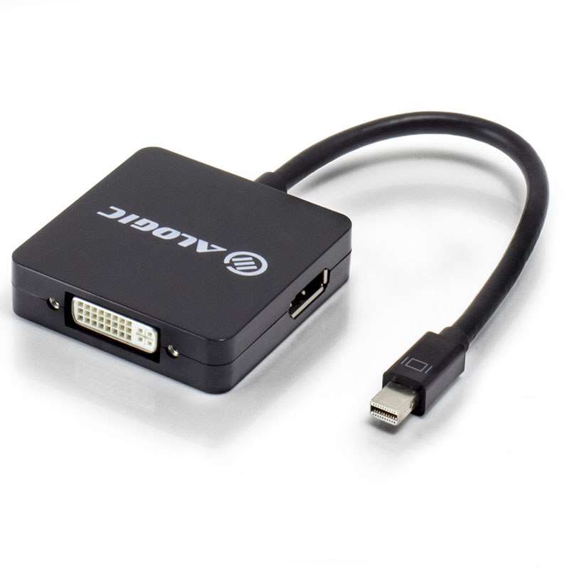 Alogic 3In1 Mini DisplayPort To DisplayPort Hdmi Dvi Adapter Male To 3Female