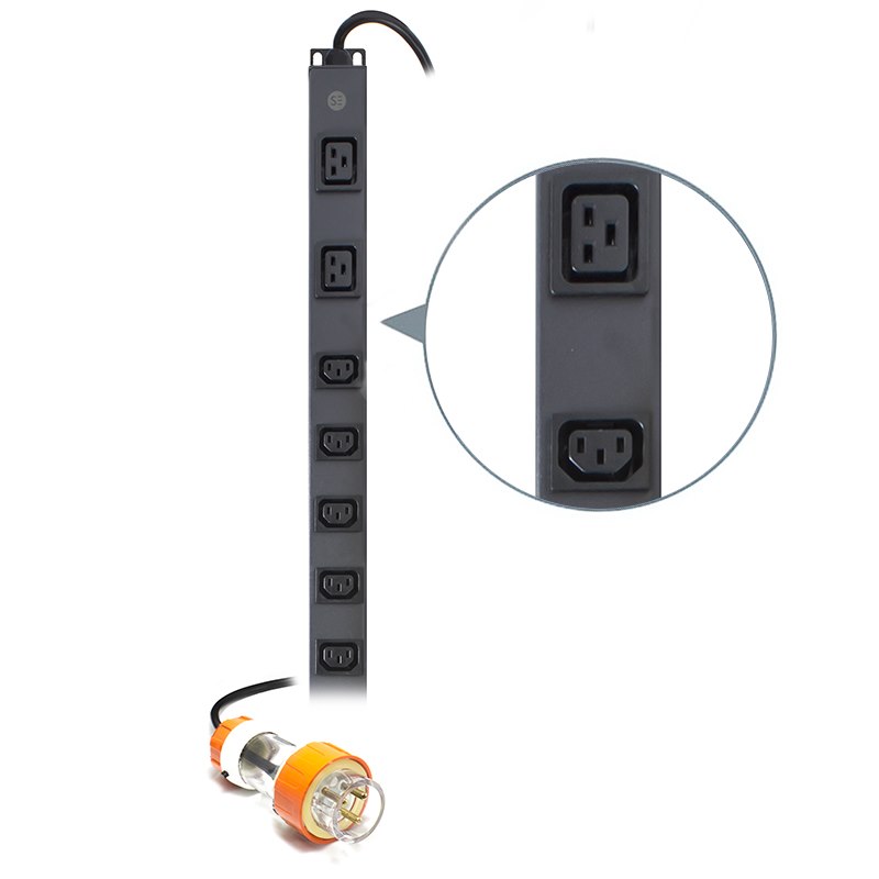 Serveredge 16 Port Basic Pdu (14) Iec-C13 Outputs 10A (2) Iec C19 Outputs 16A & 32A Ip56 3 Pin Round Captive Input Includes:· 1 X Pair Bracket 1.· 1 X Pair Bracket 2.· 4 X M6 Cage Nuts· 10 X M6 Screws