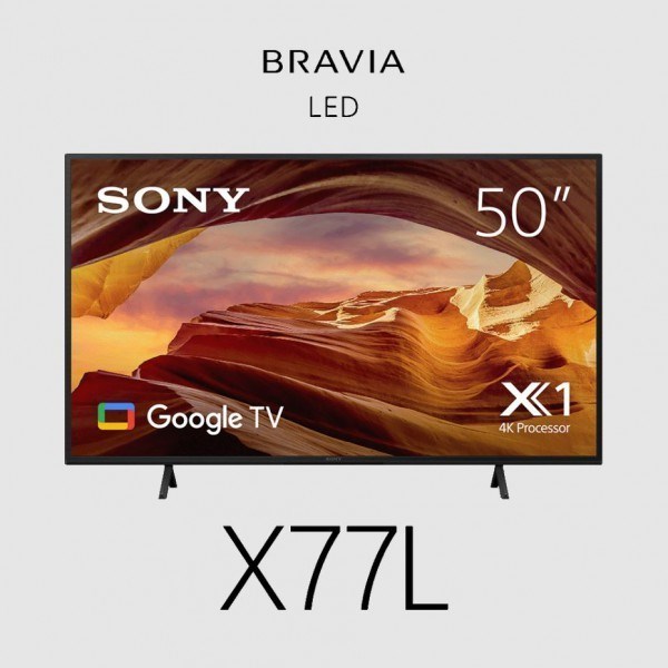 Sony Bravia 50 X77L Led 4K Google TV Motionflow XR 100Hz HDR Google TV