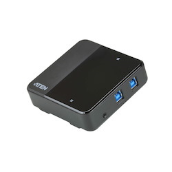 Aten (Us3324-At) Usb-C Enabled Usb 3.1 Gen 1 Peripheral Sharing Switch. Allow To Switch Four Usb Devices Between 2 Different Computers, With Support For Usb-C C