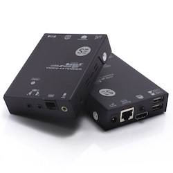 Serveredge HDBaseT 4K2K Hdmi Extender Kit (Tx/Rx) With (4) Usb Audio Bi-Directional Serial & Ir - 100M