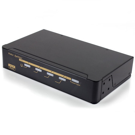 Serveredge 4-Port 4K Hdmi Video Splitter With Signal Auto Detect Edid & HDCP Compliant