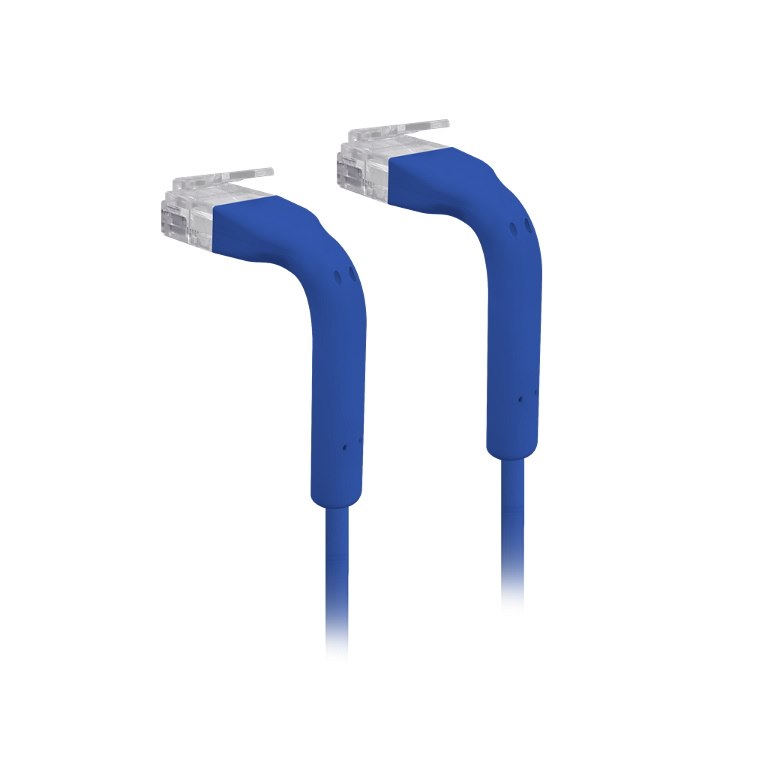 Ubiquiti UniFi Patch Cable With Both End Bendable RJ45 22CM - Blue