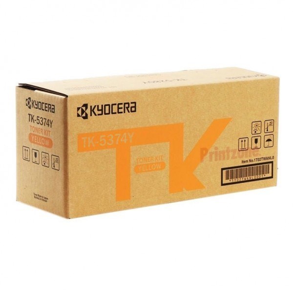 Kyocera TK-5374Y Yellow Toner Kit (5,000 Yield)