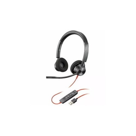 Plantronics Pla HDS Blackwire-3320-Uc-Stereo-Usb-A-Wired