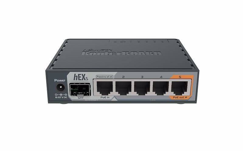 Hex-S Router - High performance small form factor desktop router with SFP and hardware encryption