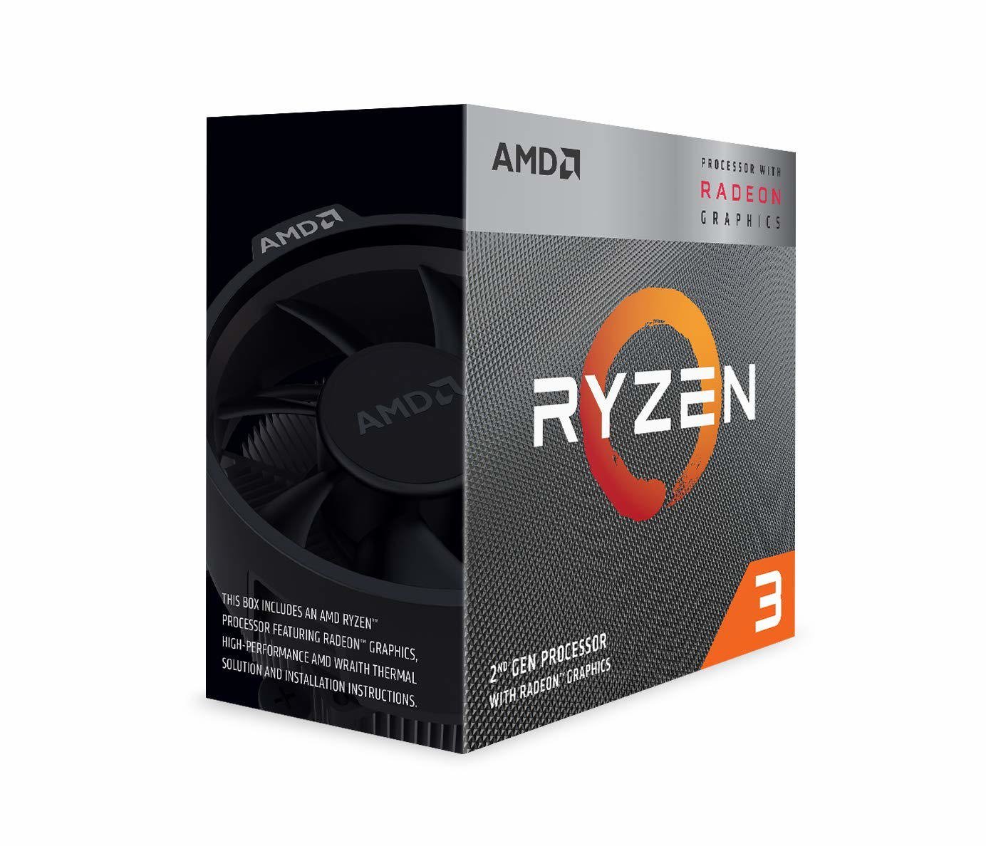 Amd Ryzen 3 4100, 4-Core/8 Threads Unlocked, Max Freq 4.00GHz, 6MB Cache Socket Am4 65W, With Wraith Stealth Cooler (Amdcpu)
