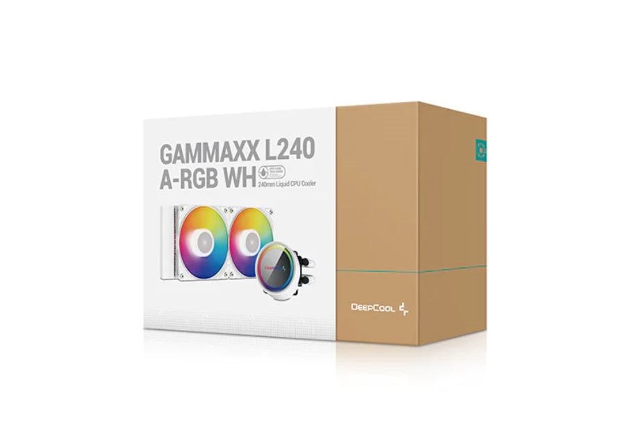 DeepCool Gammaxx L240 A-Rgb WH Intel LGA2066/2011-v3/2011/1700/1200/1151/1150/1155