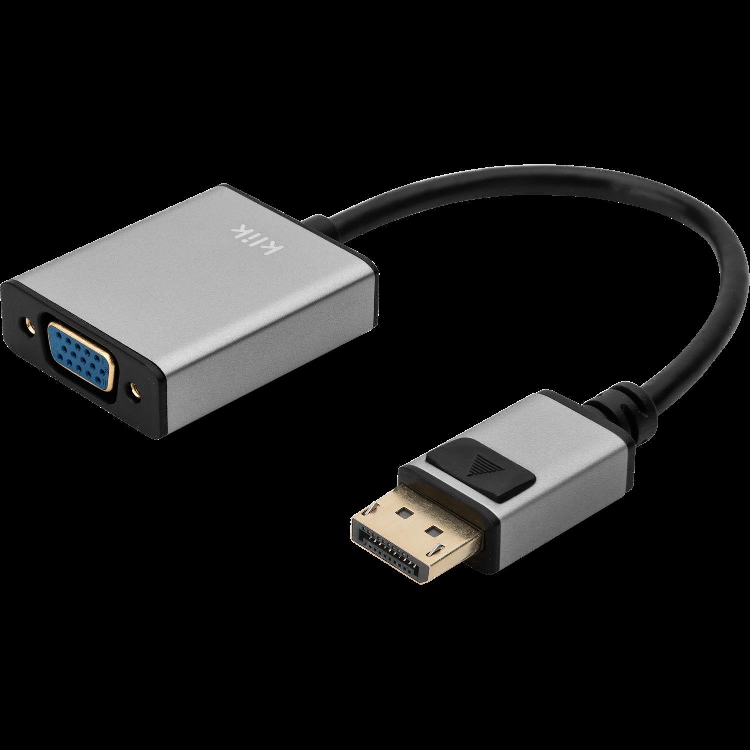 Klik 20CM DisplayPort Male To Vga Female Adapter