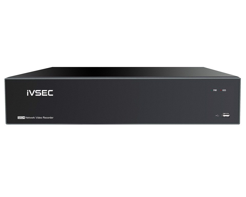 Ivsec Nr564xa NVR 64 Channels 32 Poe Ports 8 Bays H265 4K Hdmi