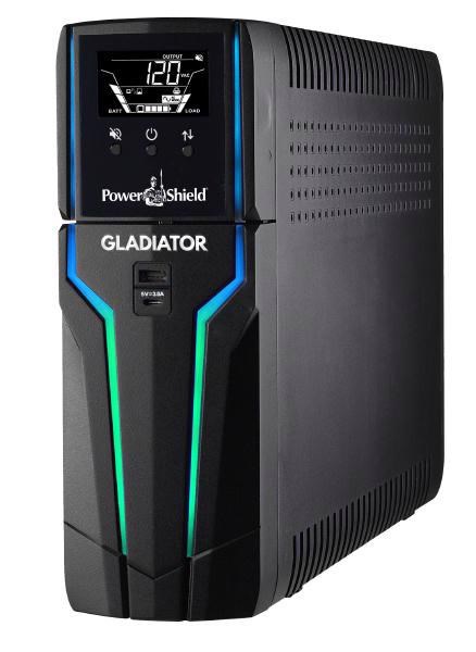 PowerShield Gladiator 1500Va/900W Line Interactive Gaming Ups