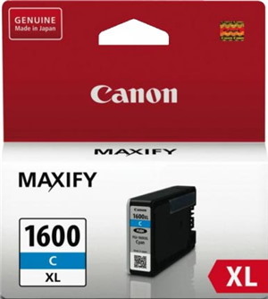 Canon PGI-1600XLC Original Inkjet Ink Cartridge - Cyan Pack