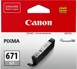 Canon CLI-671GY Original Inkjet Ink Cartridge - Grey Pack