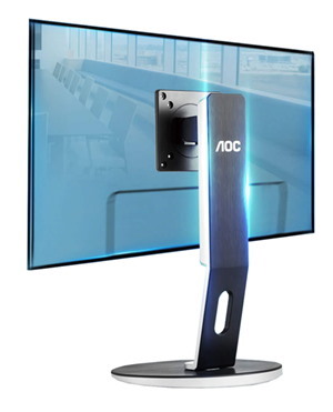 Aoc H271 25"-27" LCD Height Adjust Monitor Stand 75MM & 100MM Vesa