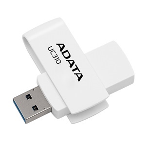 Adata Uc310 Swivel Usb3.2 64GB White Flash Drive