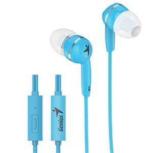 Genius HS-M320 Blue In-Earphones With Inline Mic