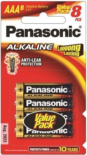 Panasonic Aaa Alkaline Battery 8 Pack