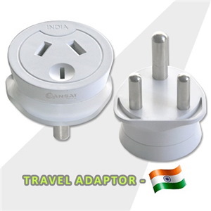 Sansai OutboundTravel Adapter - Nz/Au To India Plug