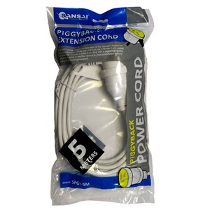 Sansai Piggy Back Extension Cord 5M