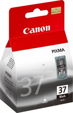 Canon PG-37 Original Inkjet Ink Cartridge - Black Pack