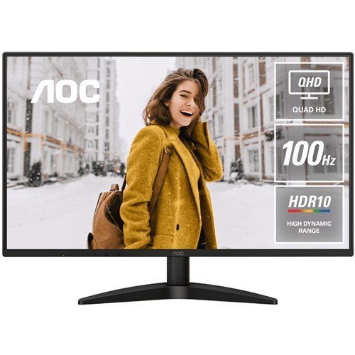 Aoc Q27B36 27" Ips 2560X1440 Hdmi DP 100Hz Frameless Monitor