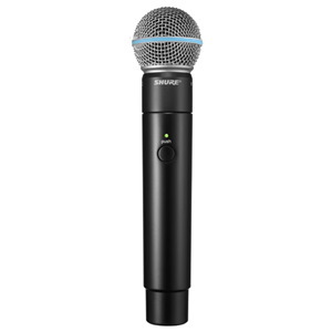 Shure Mxw2x/Beta58 Handheld Wireless Transmitter With Beta58a Capsule