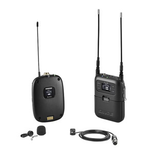 Shure Portable Wireless Bodypack With WL185M Lapel Microphone