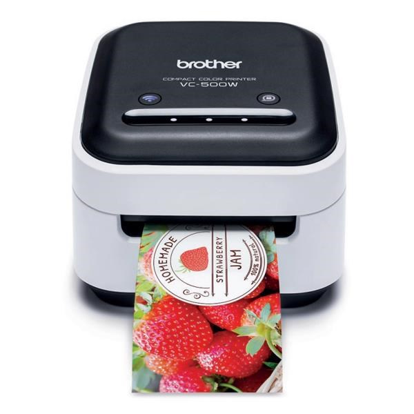 Brother VC-500W Colour Label Printer, Wifi, AirPrint, Continuous Roll, Pc/Mac Connection