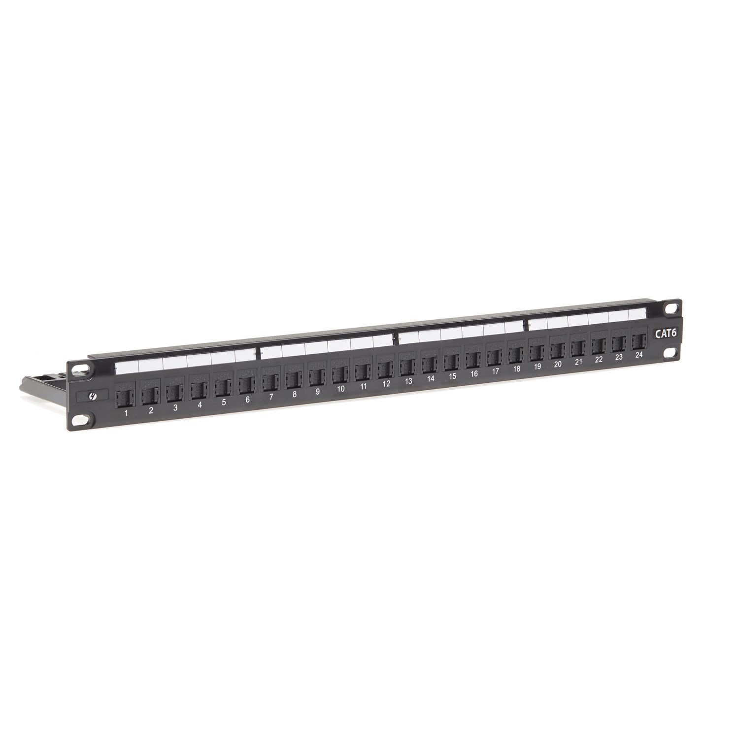 4Cabling 1Ru 24 Port Cat 6 Universal Termination | Rackmount Patch Panel