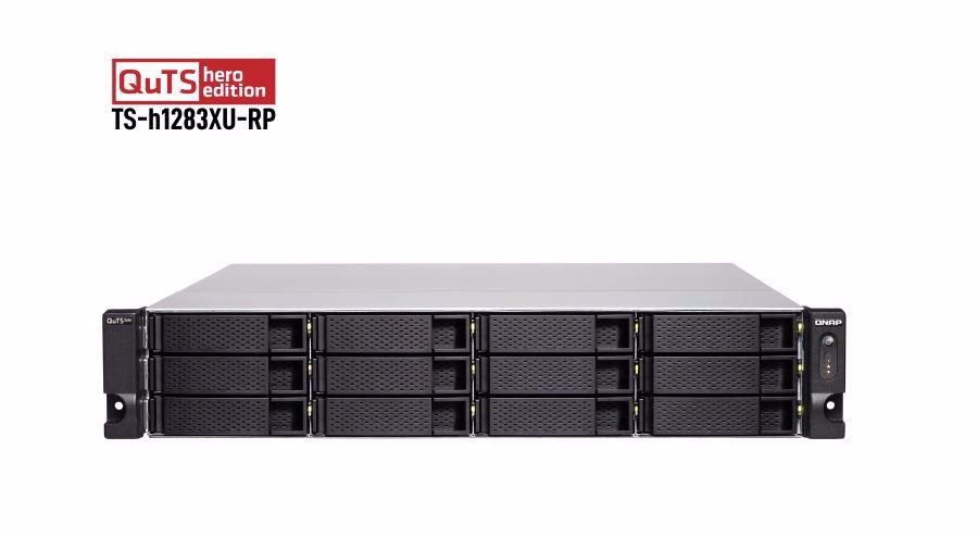 Qnap Ts-H1283xu-Rp-E2236-32G 2U Rack Intel Xeon 3.4GHZ 6 Core 32G Ram 12 X HDD