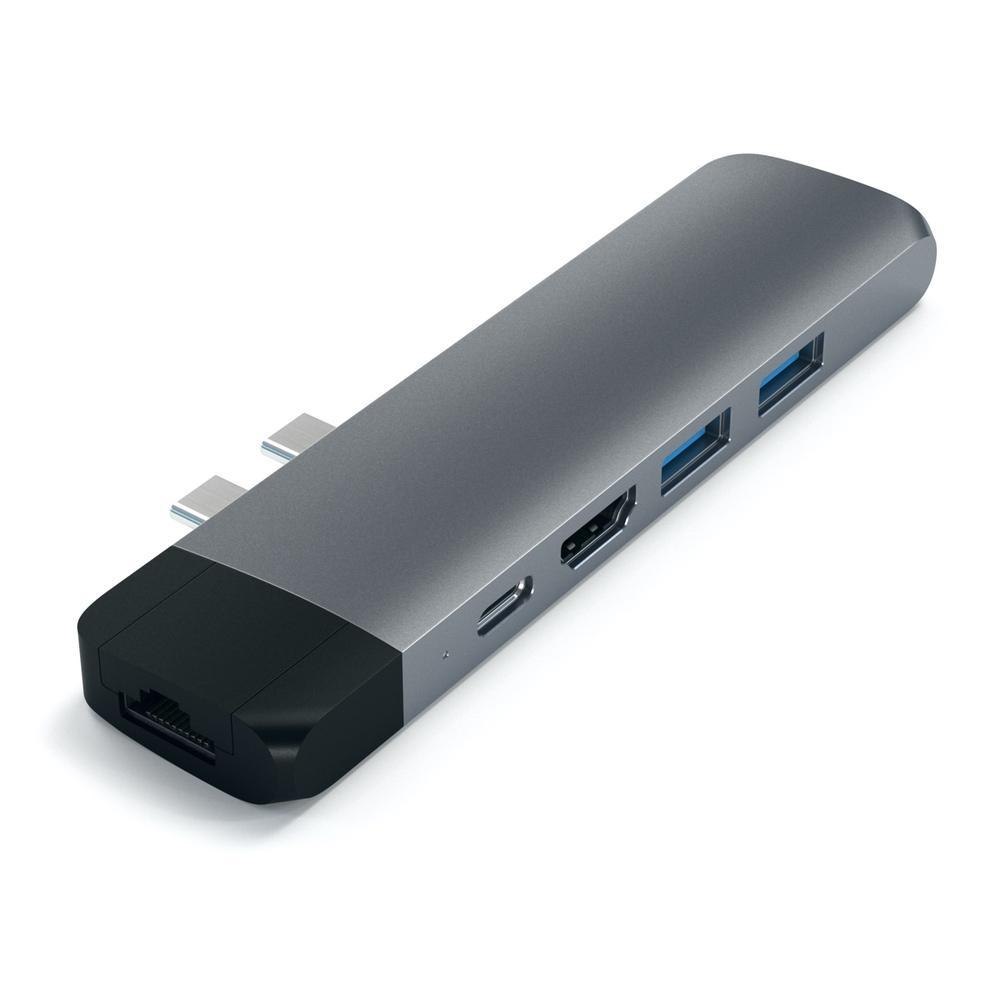 Satechi Usb-C Pro Hub With Ethernet & 4K Hdmi - Space Grey