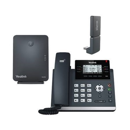Yealink Yealiink (W41P) Dect Desk Phone W41P Is A Package Of T41S, W60B And Dect Dongle DD10K