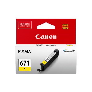 Canon CLI-671Y Original Inkjet Ink Cartridge - Yellow Pack